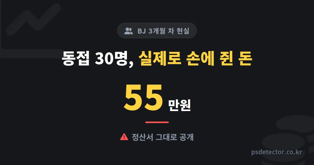BJ 3개월 차 현실적 수익, 동접 30명 방송인 3명이 공개한 월수입 실데이터