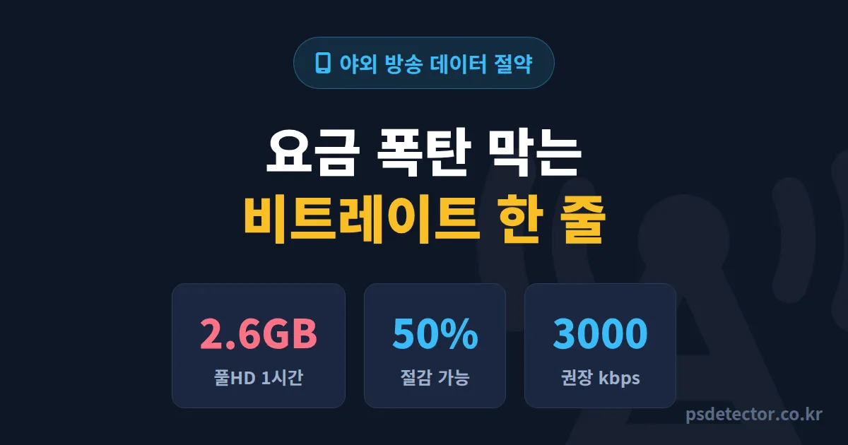 모바일 방송 데이터 사용량 줄이는 법, 무제한 없이 한 달 버틴 BJ 3명의 실전 세팅