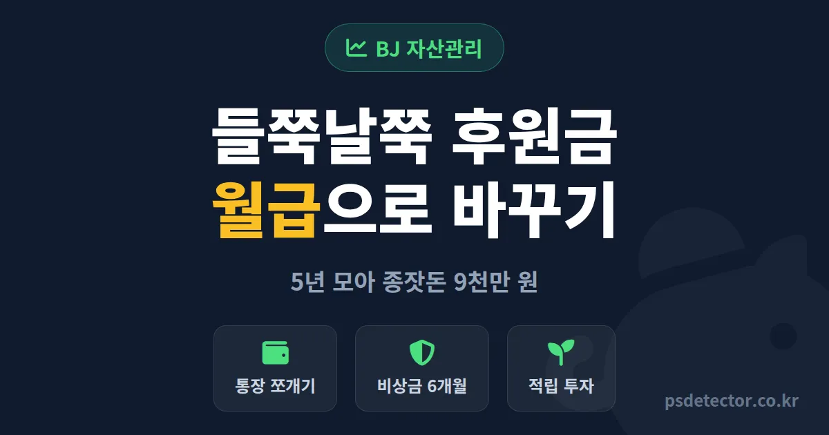 방송 수익 저축 투자 전략, 월수입 들쭉날쭉한 BJ 3명이 5년 모은 실전 루트