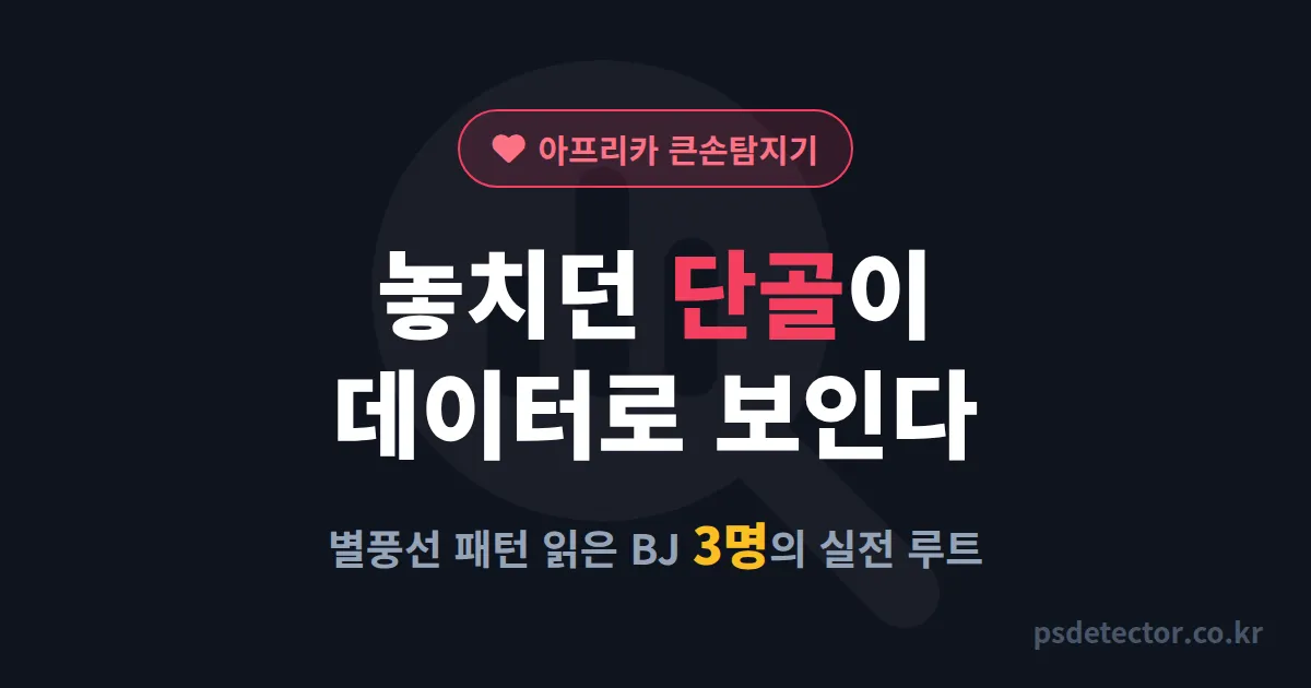 아프리카 큰손탐지기로 단골 후원자 놓치지 않는 법, 별풍선 패턴 읽은 BJ 3명의 실전 루트