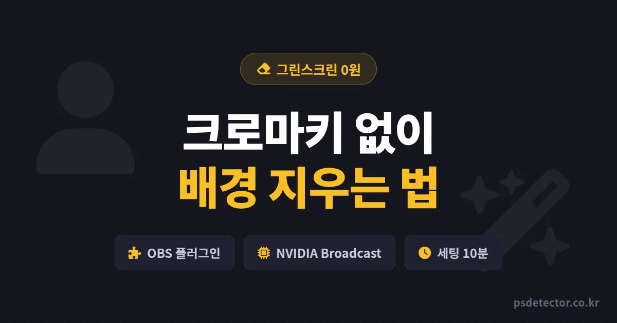 크로마키 없이 배경 제거하는 법, 원룸 3평에서 그린스크린 0원으로 방송 배경 지운 BJ 2명의 세팅 루트