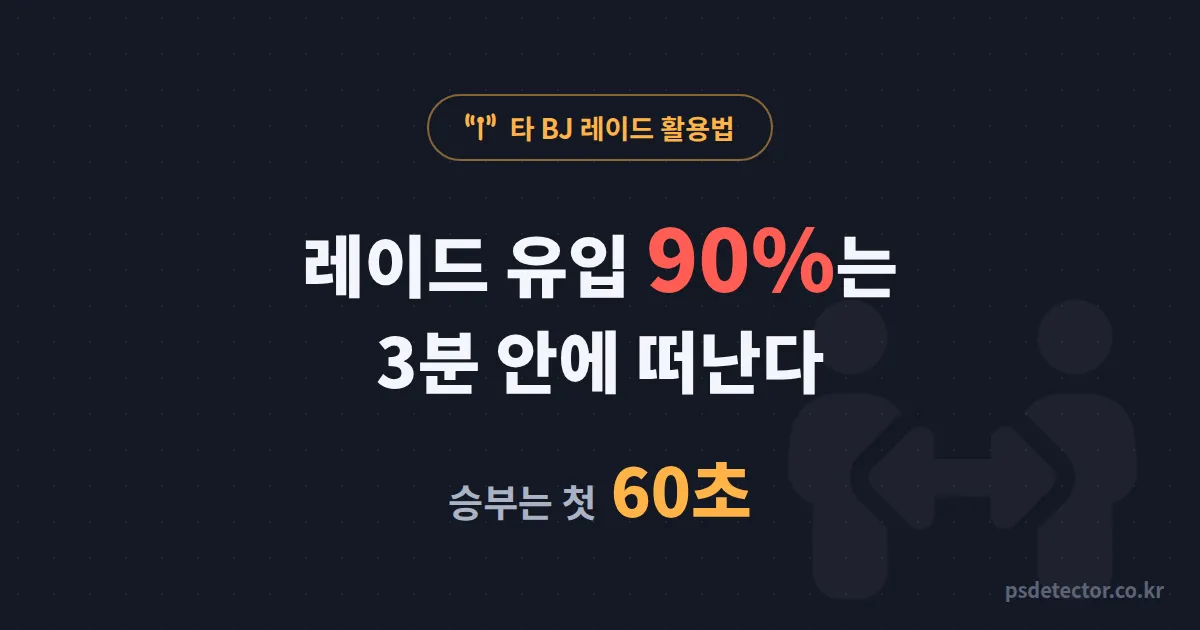 타 BJ 레이드 활용법, 동접 12명이 합방 없이 단골 3배 만든 BJ 2명의 실전 루트